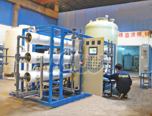 Controllo automatico di osmosi inversa dell'attrezzatura a due fasi industriale di depurazione delle acque