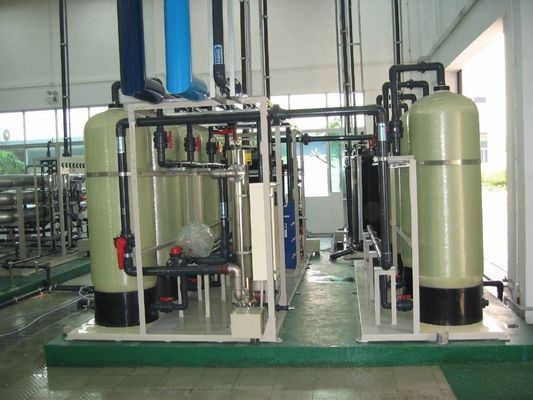 Na Mg2 Ca2 Ion Exchange Water Treatment Plant di FRP 30 M3/H