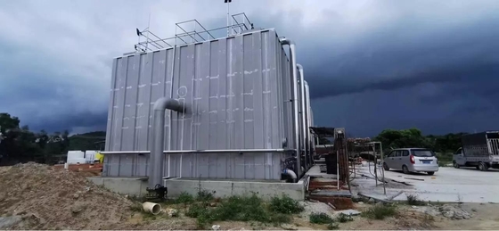 Sistema integrato di depurazione dell'acqua per l'approvvigionamento idrico rurale con pompa CNP/Grundfos