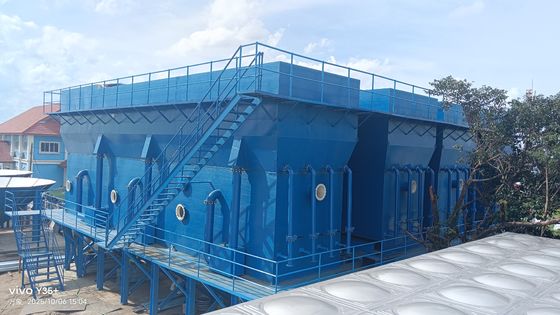 Sistema integrato di purificazione dell'acqua industriale per acque fluviali/superficiali ad alte prestazioni e avanzato