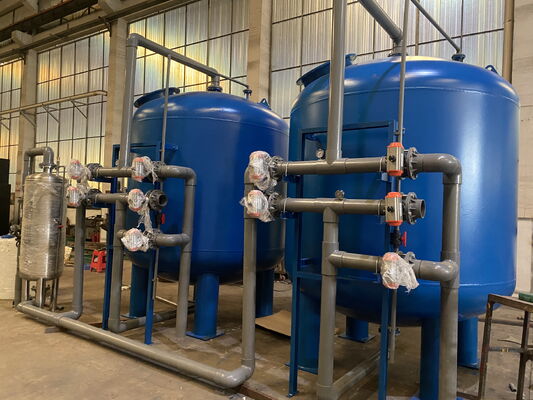 Accessori per il trattamento delle acque di sabbia di quarzo, 0,05Mpa - 0,07Mpa Pressione Cassa filtro in acciaio inossidabile